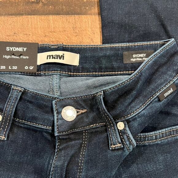 Mavi Sydney High Rise Flare Jeans - Picture 5 of 8